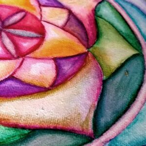 Alternative view of กรอบรูปสำหรับใส่ภาพวาดสำเร็จ ลายAA สีขาว
